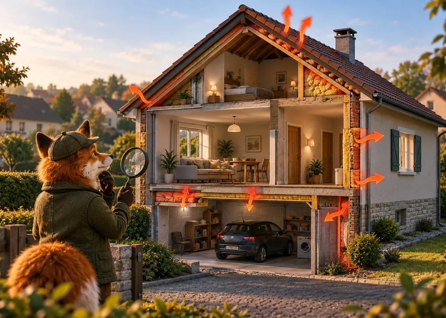 Maison des années 70, 80 ou 90 : où se cachent encore les déperditions ?